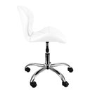 Ver imagem 4 de Kit 5 Cadeiras Slim Office Estofada Base Giratória Cromado