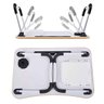 Mesa Retangular Dobrável para Notebook com Suporte para Tablet e Copo Cores Sortidas - 4