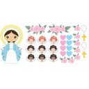 Ver imagem 2 de Adesivo de Parede Nossa Senhora Das Graças e Anjinhos