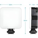 Ver imagem 5 de Mini Luz Led Portátil para Vídeo Câmera Rgb Lâmpada