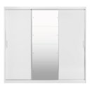 Ver imagem 2 de Guarda Roupa Casal com 3 Portas e 1 com 4 Espelhos 100% MDF London Yescasa