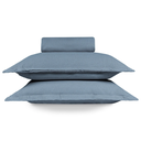 Ver imagem 2 de Kit Colcha Casal Dohler Piquet Liso Azul 100% Algodão 3 Pçs