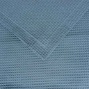 Ver imagem 3 de Kit Colcha Casal Dohler Piquet Liso Azul 100% Algodão 3 Pçs