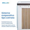Ver imagem 7 de Climatizador Portátil de Ar Frio 4 em 1 Zellox Zlx-30a 110v Branco