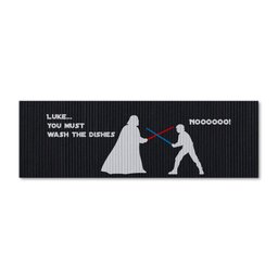 Tapete de Cozinha 1,25x0,40cm Star Wars NOOOO BEEK - 1