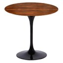 Ver imagem 1 de Mesa Saarinen Redonda Pau Ferro 150cm - Base Preta