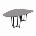 Ver imagem 4 de Mesa de Reunião Orgânica 2,70MX1,60m com Pés em Metal e Tampo Bipartido F5 Corporate Cinza/Preto