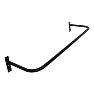 Arara de Parede Simples 1,50 X 0,30 M. Preto