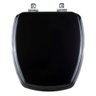 Tampa de Vaso Almofadado Soft Close Thema Preto para Incepa - 1