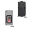 Chave P Motor Bipolar Tecla Cs-103 30a Ip65 com Passa Cabo Voltagem:110/220v - 3