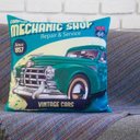 Ver imagem 6 de Kit com 4 Capas para Almofadas Decorativas Abstrato Retrô Carros