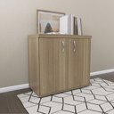 Ver imagem 2 de Armário para Escritório Baixo 2 Portas com Chave