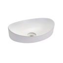 Ver imagem 2 de Cuba Pia Apoio Oval Branca Brilhante Banheiro 47x33cm Icasa