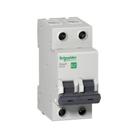 Disjuntor Easy9 2p 6a 3ka 400v Ca Curva C 2p 6a