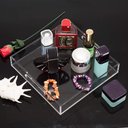 Ver imagem 1 de Bandeja de servir acrílico robusto com alças Make Laser Bandeja Acrílico Cristal