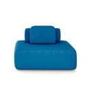 Ver imagem 1 de Sofá Ilha Sala de Estar Modulado Dakota 142cm Encosto Almofada Solta Veludo Azul G33 - Gran Belo