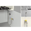 Ver imagem 2 de Ligação Flexível para Gás com Adaptador 1/2 X 3/8 150 Cm - 181915-41 - Blukit