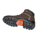 Ver imagem 4 de Botina Bota Sapato Premier Couro Nobuck Marrom C/ Biqueira Pvc Marluvas 38