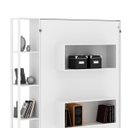 Ver imagem 6 de Cama De Casal Articulável Multifuncional Vertical com Nichos: Branco