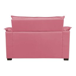 Sofá Namoradeira Dandara 2 Lug Decorativa Para Sala Suede:Rosa - 3