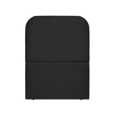 Cabeceira Estofada Queen Alana 90cm Linho Preto