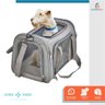 Bolsa De Transporte Pet Avião Para Cachorro Gato Duke e Dixie Cinza - 2