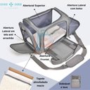 Ver imagem 6 de Bolsa De Transporte Pet Avião Para Cachorro Gato Duke e Dixie Cinza