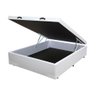 Base Box Bau Casal Premium Santo Box Sintético 47x138x188:branco - 2