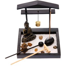 Enfeite Decorativo Ornamental Buda Jardim Zen Incensário - 5