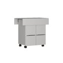 Ver imagem 5 de Mesa Tampo Dobrável 4 Bancos 80 Cm Branco B100