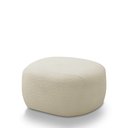 Ver mais imagens de Conjunto Poltrona Base Fixa e Puff Decorativo Charlote Sala de Estar Bouclê Bege G88 - Gran Belo