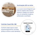 Ver imagem 6 de Cabeceira Casal com Nicho e LED 100% MDF Aurora Yescasa