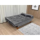Ver imagem 2 de Sofá Cama 3 Lugares Cinza 502 Stilo Plus