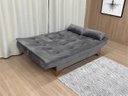 Ver imagem 2 de Sofá Cama 3 Lugares Cinza 502 Stilo Plus