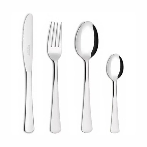 Faqueiro em Inox Toronto com 24 Peças Simonaggio
