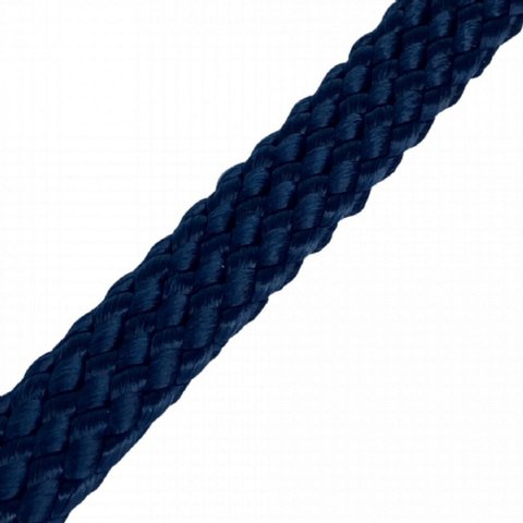 Corda Trançada Pp 22,00mm Chata Duplo Marinho