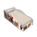 Ver imagem 2 de Cama Carro Mini Infantil Homem Aranha Adesivada Decorativa para Criança Quarto Infantil