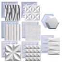 Ver imagem 1 de Kit 8 Formas Molde de Gesso 3d e Cimento pra Placas Parede