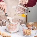 Ver imagem 4 de Jarra Medidora de Vidro 500ml Lyor Alça com Marcação para Receitas Copo