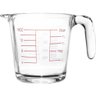 Jarra Medidora de Vidro 500ml Lyor Alça com Marcação para Receitas Copo - 3