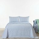Ver imagem 2 de Jogo de Cama Casal Harmonia 4 Peças 100% Algodão Teka Cor Azul