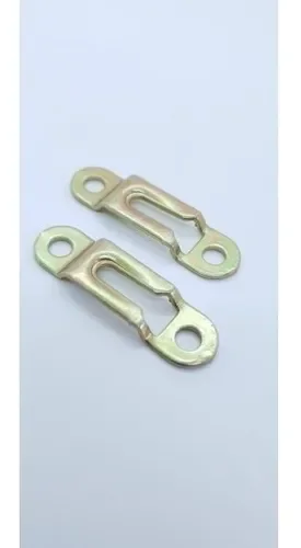 Suporte De Nicho Tipo Presilha Metálica Zinco Amarelo (Kit Com 50 Un) - 9