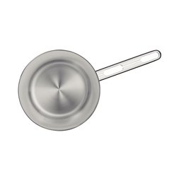 Frigideira Allegra Aço Inox Fundo Triplo Fogões de Indução 20 Cm 1,3l - Tramontina 62666201 - 5
