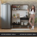 Ver imagem 6 de Kit Cozinha Compacta 120cm Rustic/preto Life Madesa