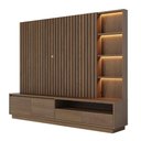 Ver imagem 1 de Estante de Tv 82 Polegadas 240cm com Led Leme C04 - D'rossi