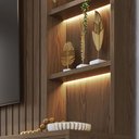 Ver imagem 4 de Estante Tv 82 Polegadas 240cm com Led Leme C04 - D’Rossi