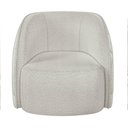 Ver imagem 3 de Kit 2 Poltronas Decorativa para Sala 90cm Tressê Zion M22 Bouclê Branco - Mpozenato