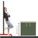 Ver imagem 7 de Armário para Escritório Baixo 2 Portas com Chave