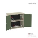 Ver imagem 6 de Armário para Escritório Baixo 2 Portas com Chave
