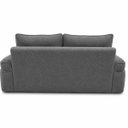 Ver imagem 5 de Sofá Yafa 210cm 3 Lugares Moderno Sala Consultório:Cinza Escuro/Bouclé